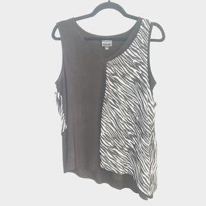 Coco Blanco Asymmetrical Tank Size L